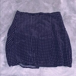 Forever 21 Navy and White Skirt